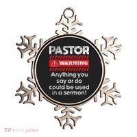Anything Could Be Used In A Sermon Pastor Preacher Minister Ornament thumb 0