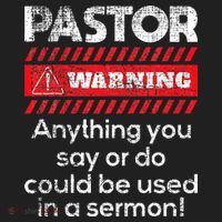 Anything Could Be Used In A Sermon Pastor Preacher Minister Golf Towel thumb 3
