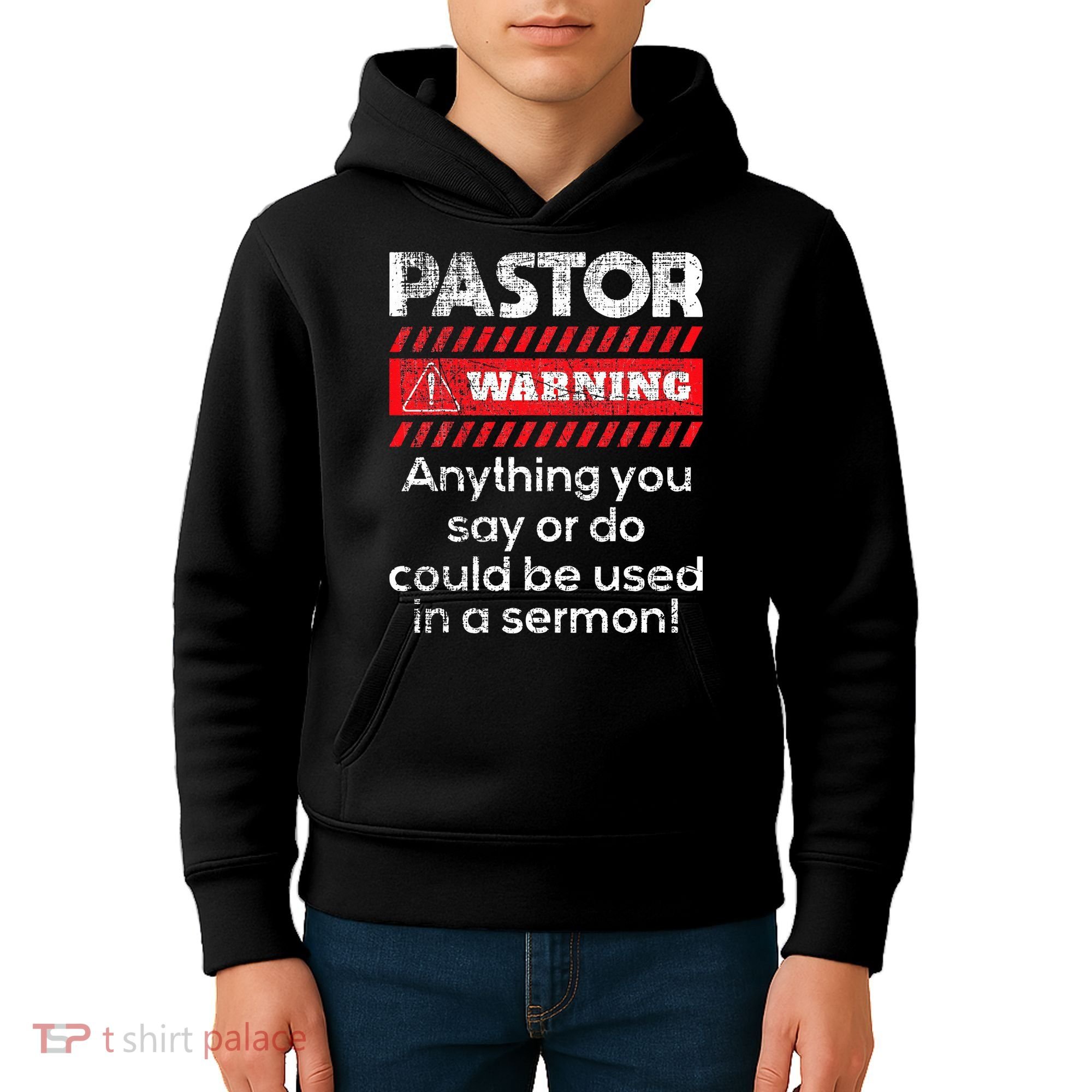 Anything Could Be Used In A Sermon Pastor Preacher Minister Kids Hoodie