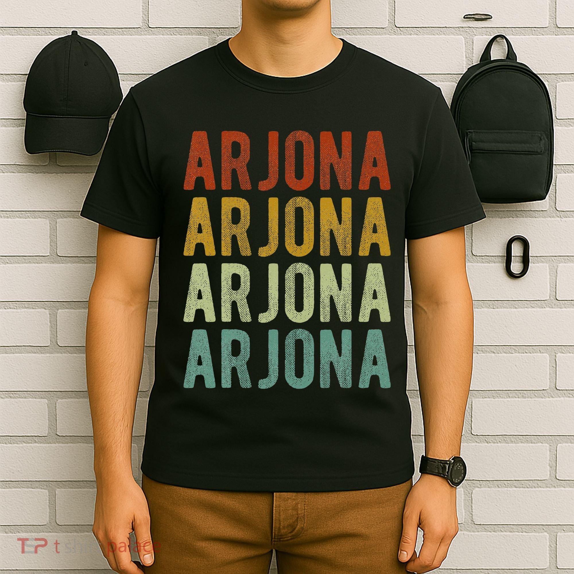 Arjona City Colombia Retro Vintage T-Shirt