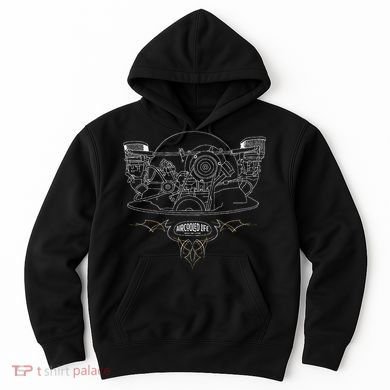 Air Cooled Classic Car Engine Vdub Aircooled Life Hoodie