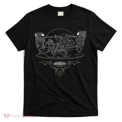Air Cooled Classic Car Engine Vdub Aircooled Life T-Shirt
