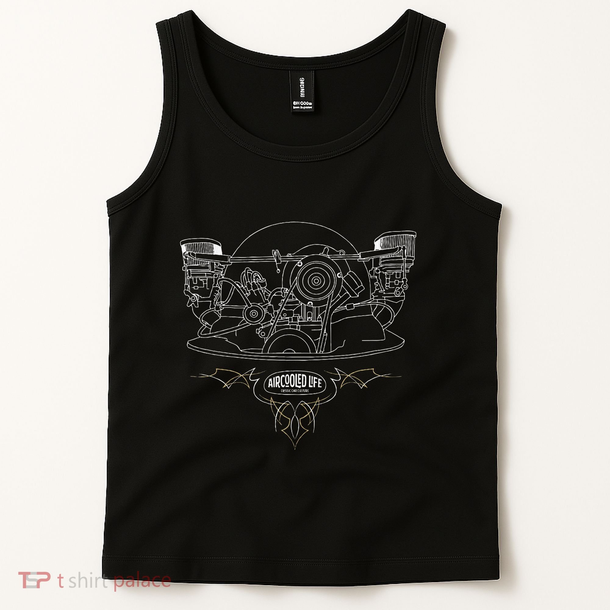 Air Cooled Classic Car Engine Vdub Aircooled Life Tank Top