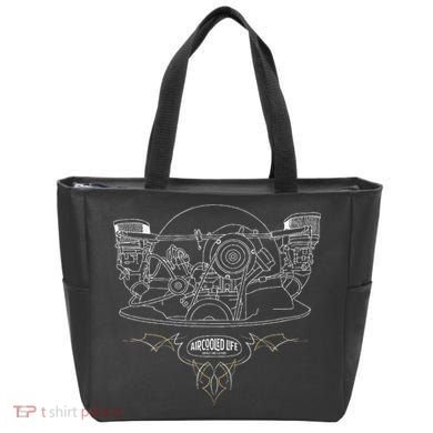 Air Cooled Classic Car Engine Vdub Aircooled Life Tote Bag