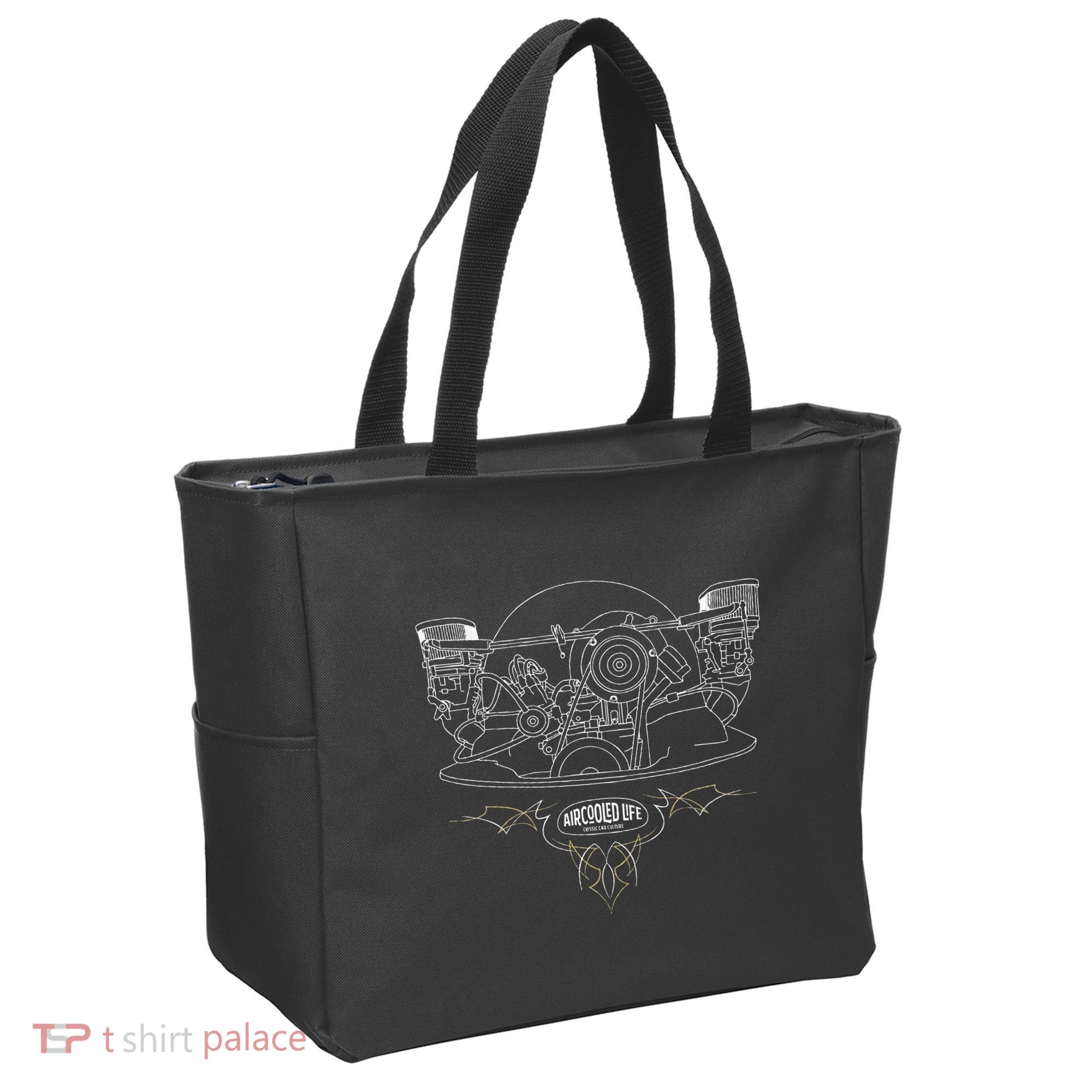 Air Cooled Classic Car Engine Vdub Aircooled Life Tote Bag