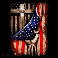 American Christian Cross Patriotic Flag Coffee Mug thumb 5