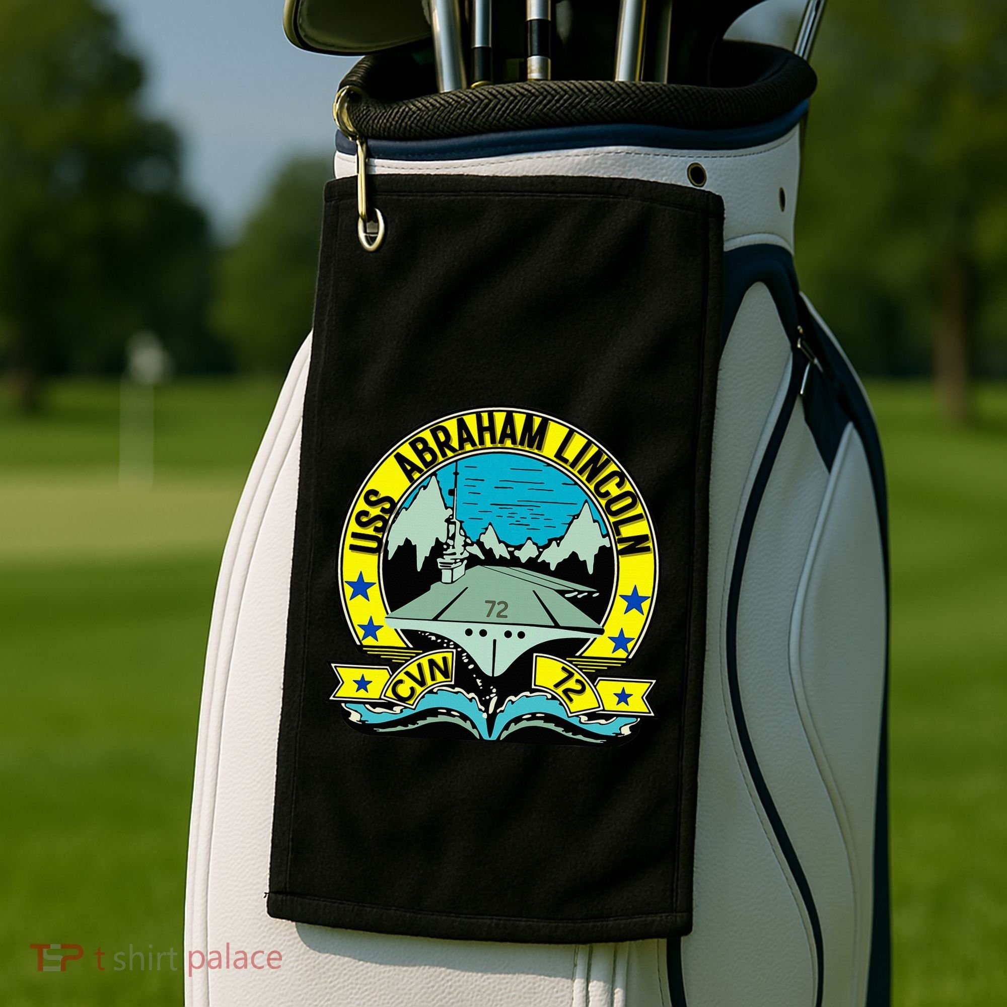Aircraft Carrier Cvn 72 Uss Abraham Lincoln Golf Towel