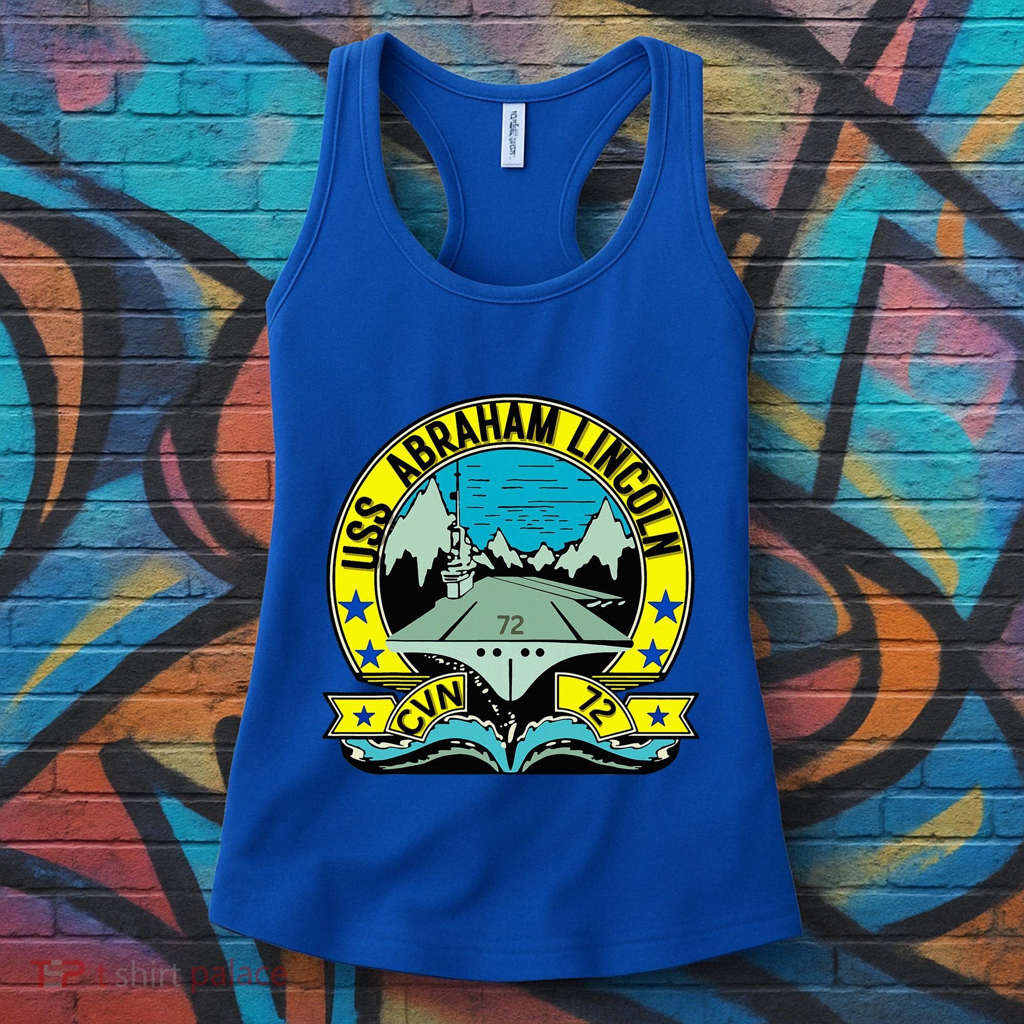 Aircraft Carrier Cvn 72 Uss Abraham Lincoln Women's Tank Top