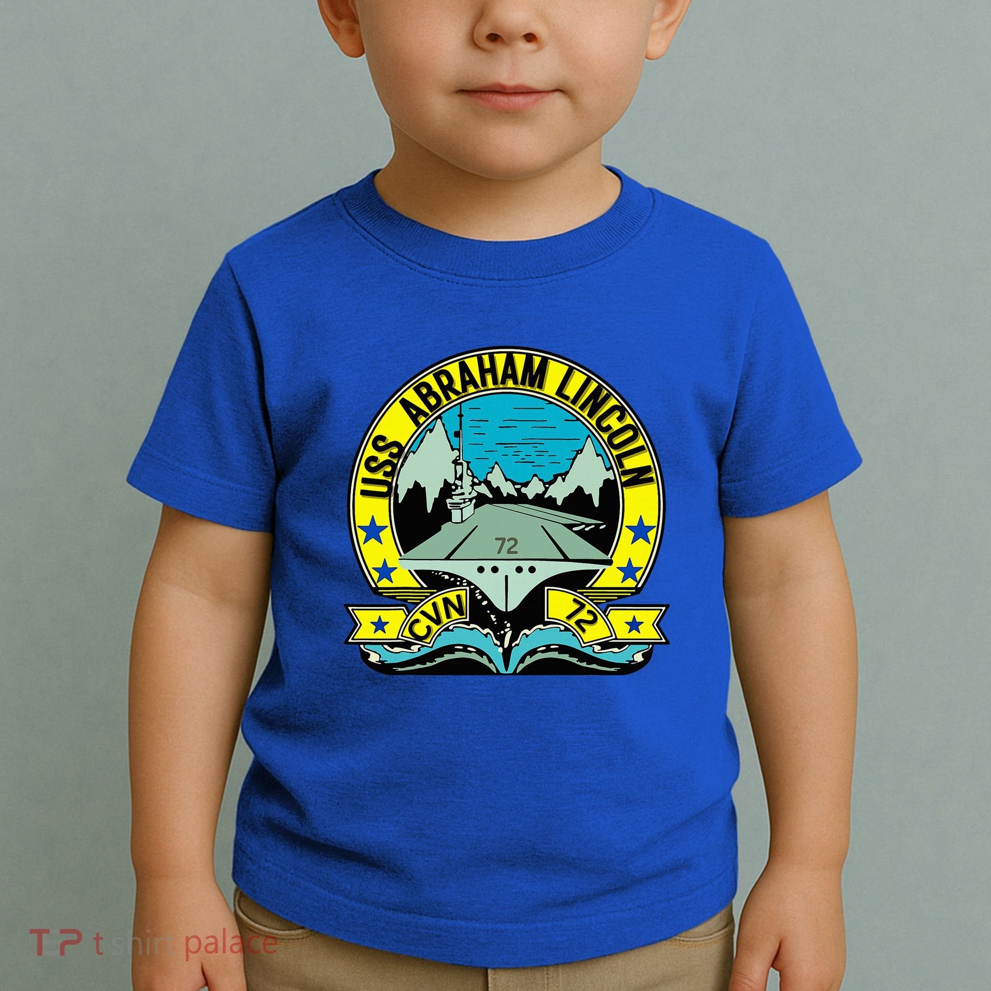 Aircraft Carrier Cvn 72 Uss Abraham Lincoln Toddler T-Shirt