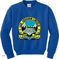 Aircraft Carrier Cvn 72 Uss Abraham Lincoln Kids Sweatshirt thumb 0