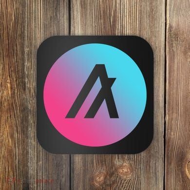 Algorand Crypto Colorful Logo Coaster