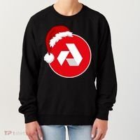 Akash Crypto Christmas Hat, Akash, Funny Crypto Santa Hat, Akash Logo Women's Sweatshirt thumb 0