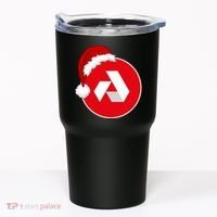 Akash Crypto Christmas Hat, Akash, Funny Crypto Santa Hat, Akash Logo Tumbler thumb 0
