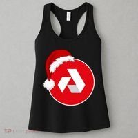 Akash Crypto Christmas Hat, Akash, Funny Crypto Santa Hat, Akash Logo Women's Tank Top thumb 3
