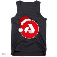 Akash Crypto Christmas Hat, Akash, Funny Crypto Santa Hat, Akash Logo Tank Top thumb 0