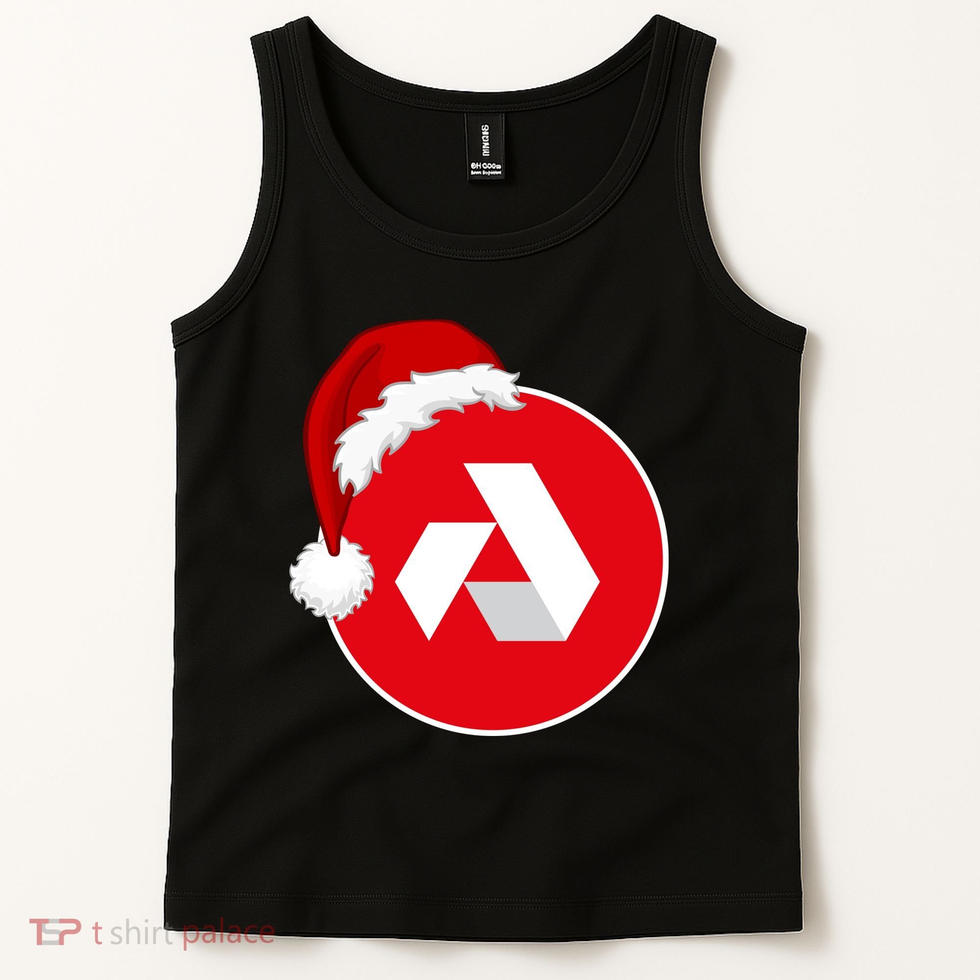 Akash Crypto Christmas Hat, Akash, Funny Crypto Santa Hat, Akash Logo Tank Top