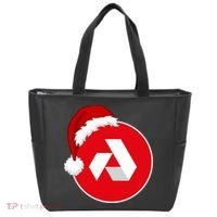 Akash Crypto Christmas Hat, Akash, Funny Crypto Santa Hat, Akash Logo Tote Bag thumb 0