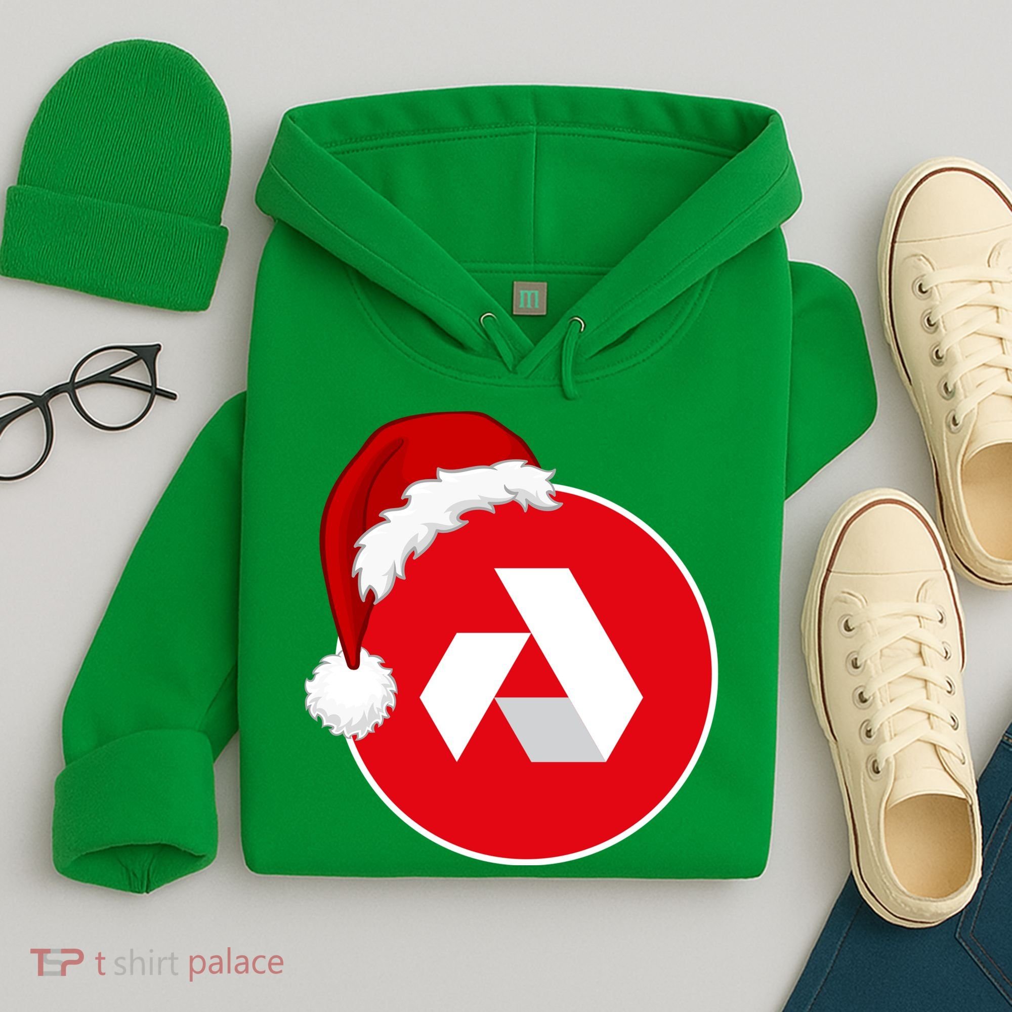 Akash Crypto Christmas Hat, Akash, Funny Crypto Santa Hat, Akash Logo Hoodie