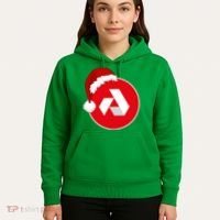 Akash Crypto Christmas Hat, Akash, Funny Crypto Santa Hat, Akash Logo Hoodie thumb 5