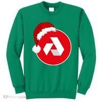 Akash Crypto Christmas Hat, Akash, Funny Crypto Santa Hat, Akash Logo Sweatshirt thumb 0