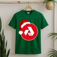 Akash Crypto Christmas Hat, Akash, Funny Crypto Santa Hat, Akash Logo T-Shirt thumb 2