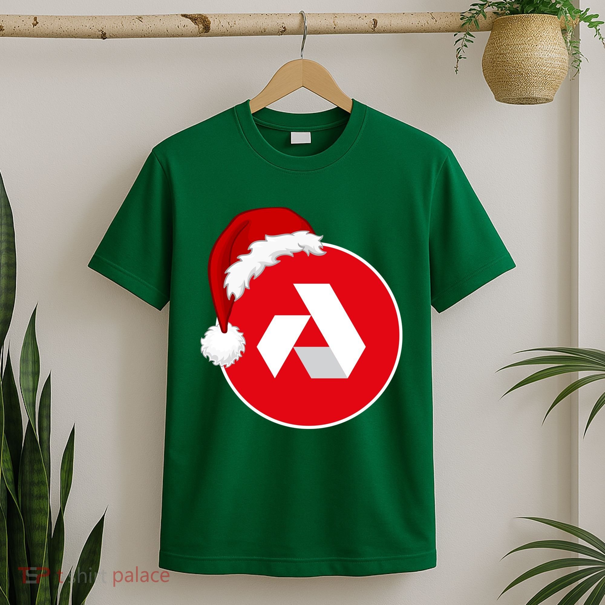 Akash Crypto Christmas Hat, Akash, Funny Crypto Santa Hat, Akash Logo T-Shirt