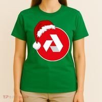 Akash Crypto Christmas Hat, Akash, Funny Crypto Santa Hat, Akash Logo T-Shirt thumb 4