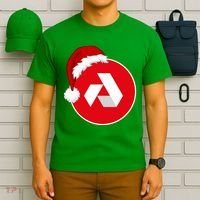 Akash Crypto Christmas Hat, Akash, Funny Crypto Santa Hat, Akash Logo T-Shirt thumb 6