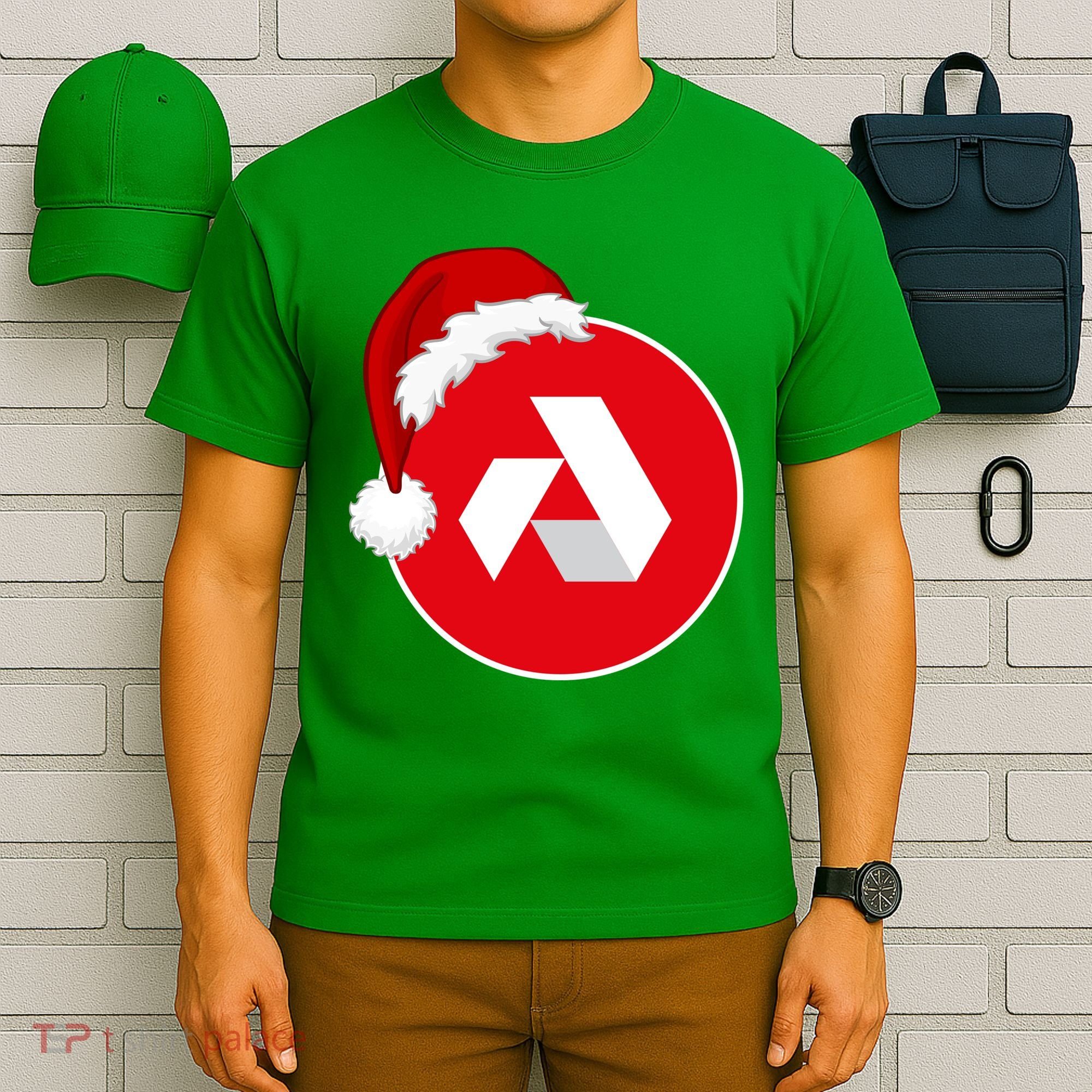 Akash Crypto Christmas Hat, Akash, Funny Crypto Santa Hat, Akash Logo T-Shirt