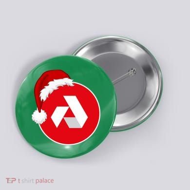 Akash Crypto Christmas Hat, Akash, Funny Crypto Santa Hat, Akash Logo Button