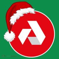 Akash Crypto Christmas Hat, Akash, Funny Crypto Santa Hat, Akash Logo Mousepad thumb 1