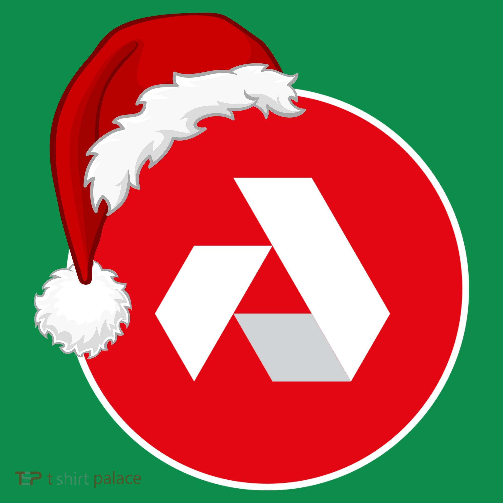 Akash Crypto Christmas Hat, Akash, Funny Crypto Santa Hat, Akash Logo Mousepad