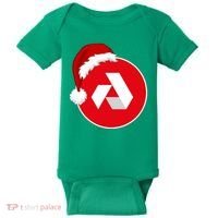Akash Crypto Christmas Hat, Akash, Funny Crypto Santa Hat, Akash Logo Baby Bodysuit thumb 0
