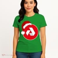 Akash Crypto Christmas Hat, Akash, Funny Crypto Santa Hat, Akash Logo Women's T-Shirt thumb 4