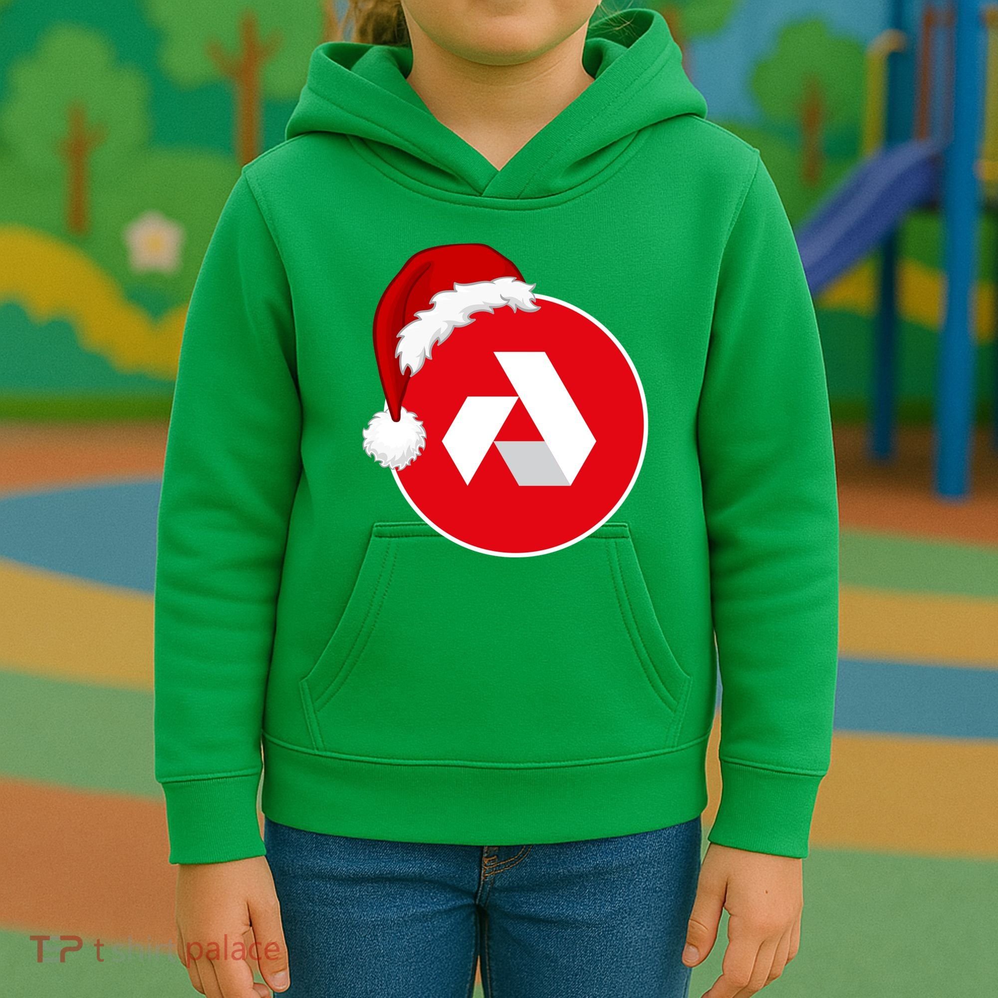 Akash Crypto Christmas Hat, Akash, Funny Crypto Santa Hat, Akash Logo Kids Hoodie