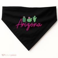 Arizona Cactus Cute AZ Pride USA-Made Doggie Bandana thumb 0