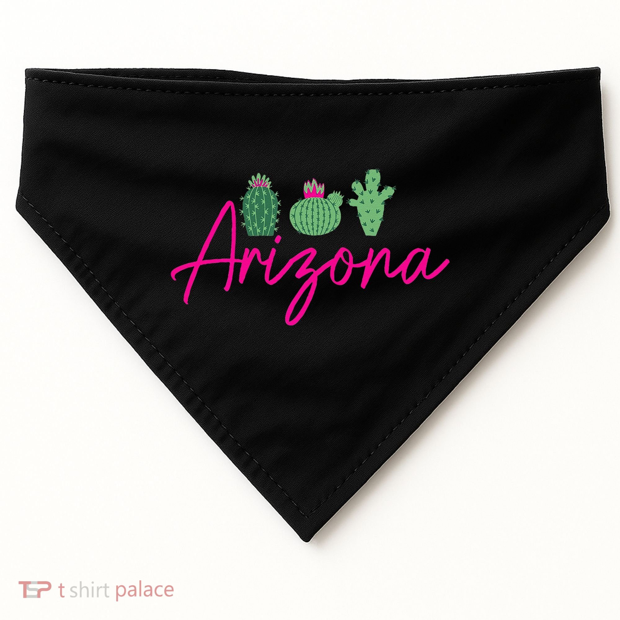 Arizona Cactus Cute AZ Pride USA-Made Doggie Bandana