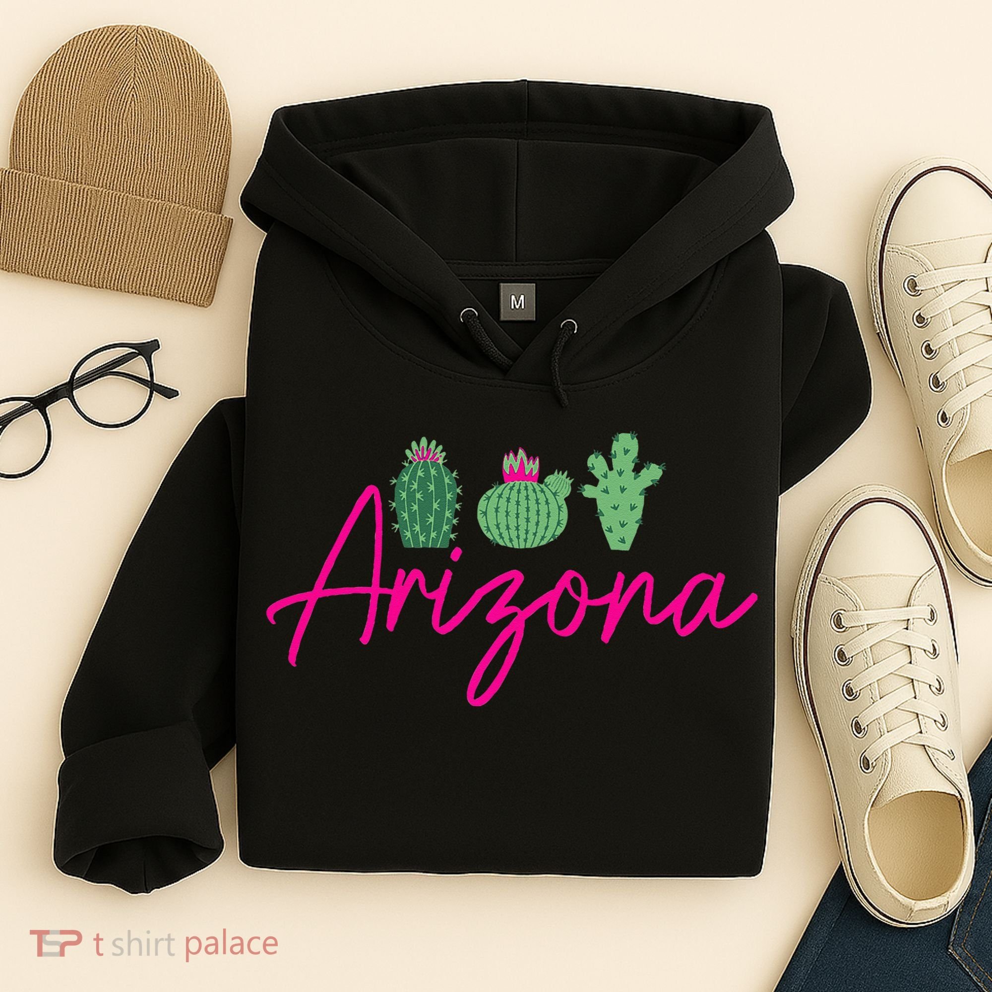 Arizona Cactus Cute AZ Pride Hoodie