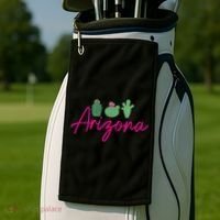 Arizona Cactus Cute AZ Pride Golf Towel thumb 2