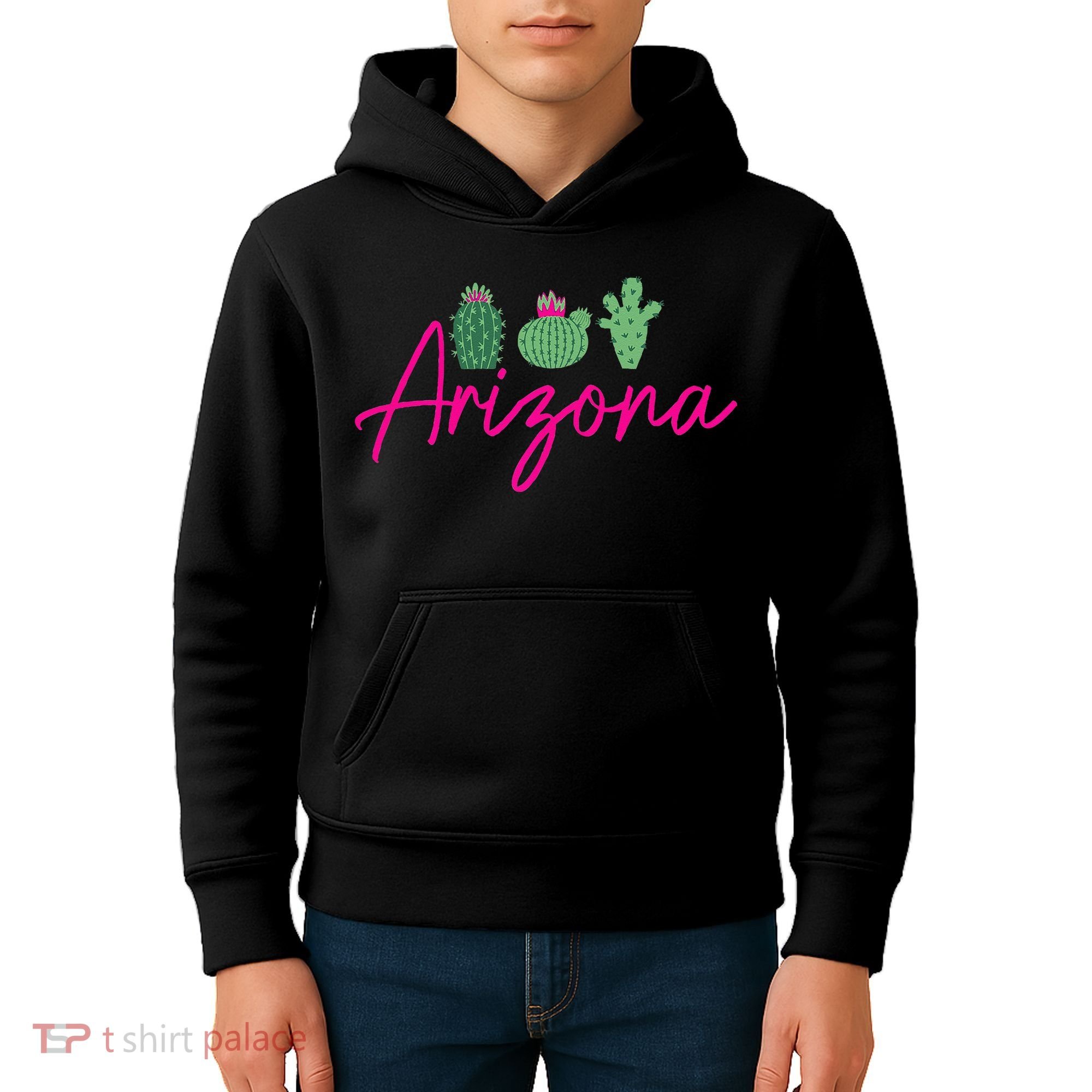 Arizona Cactus Cute AZ Pride Kids Hoodie