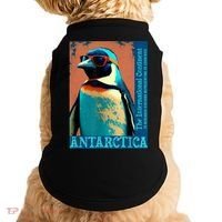 Antarctica Cute Cool Penguin Antarctic Research Souvenir Doggie Tank thumb 0