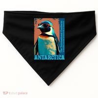 Antarctica Cute Cool Penguin Antarctic Research Souvenir USA-Made Doggie Bandana thumb 0