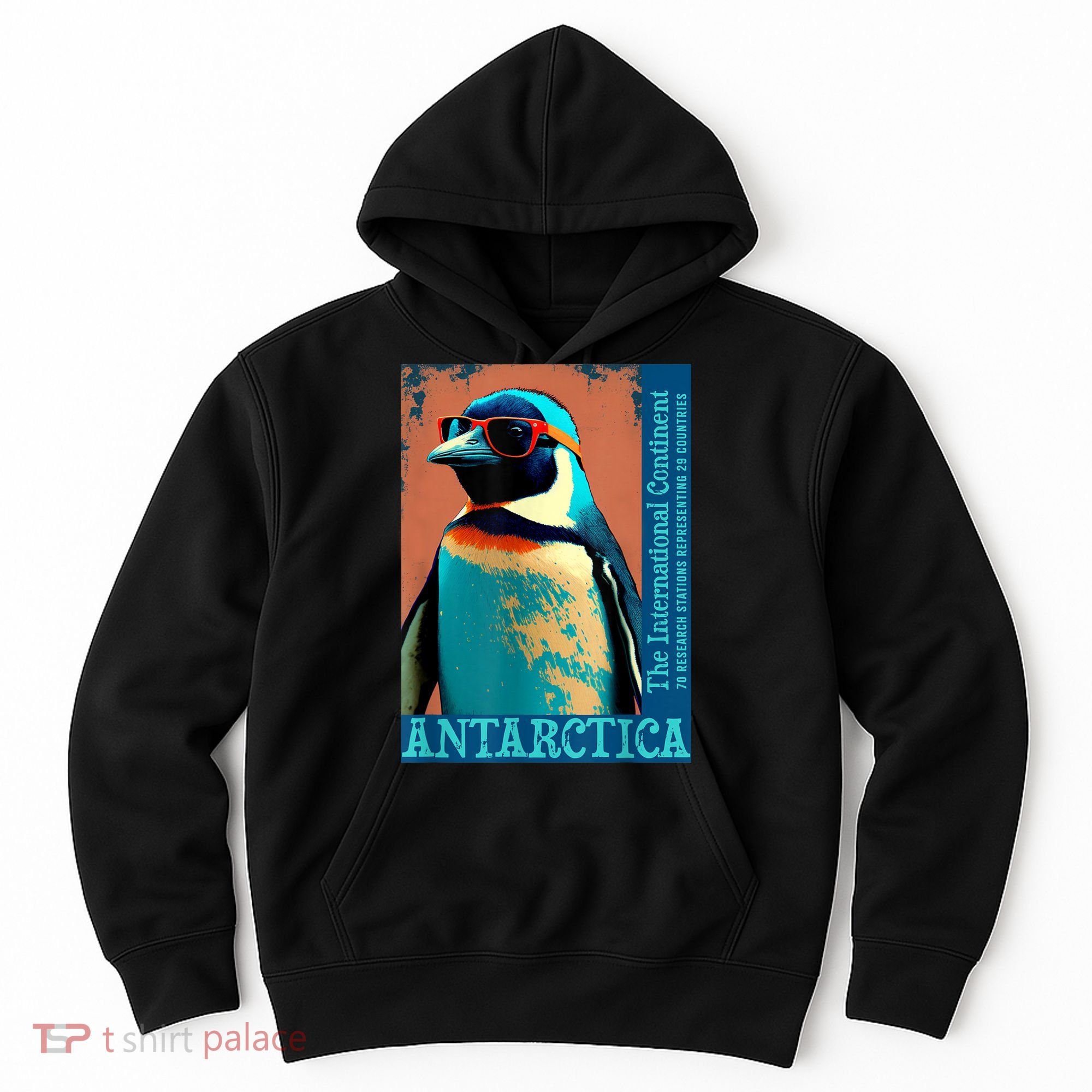 Antarctica Cute Cool Penguin Antarctic Research Souvenir Hoodie