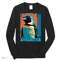 Antarctica Cute Cool Penguin Antarctic Research Souvenir Long Sleeve Shirt thumb 0