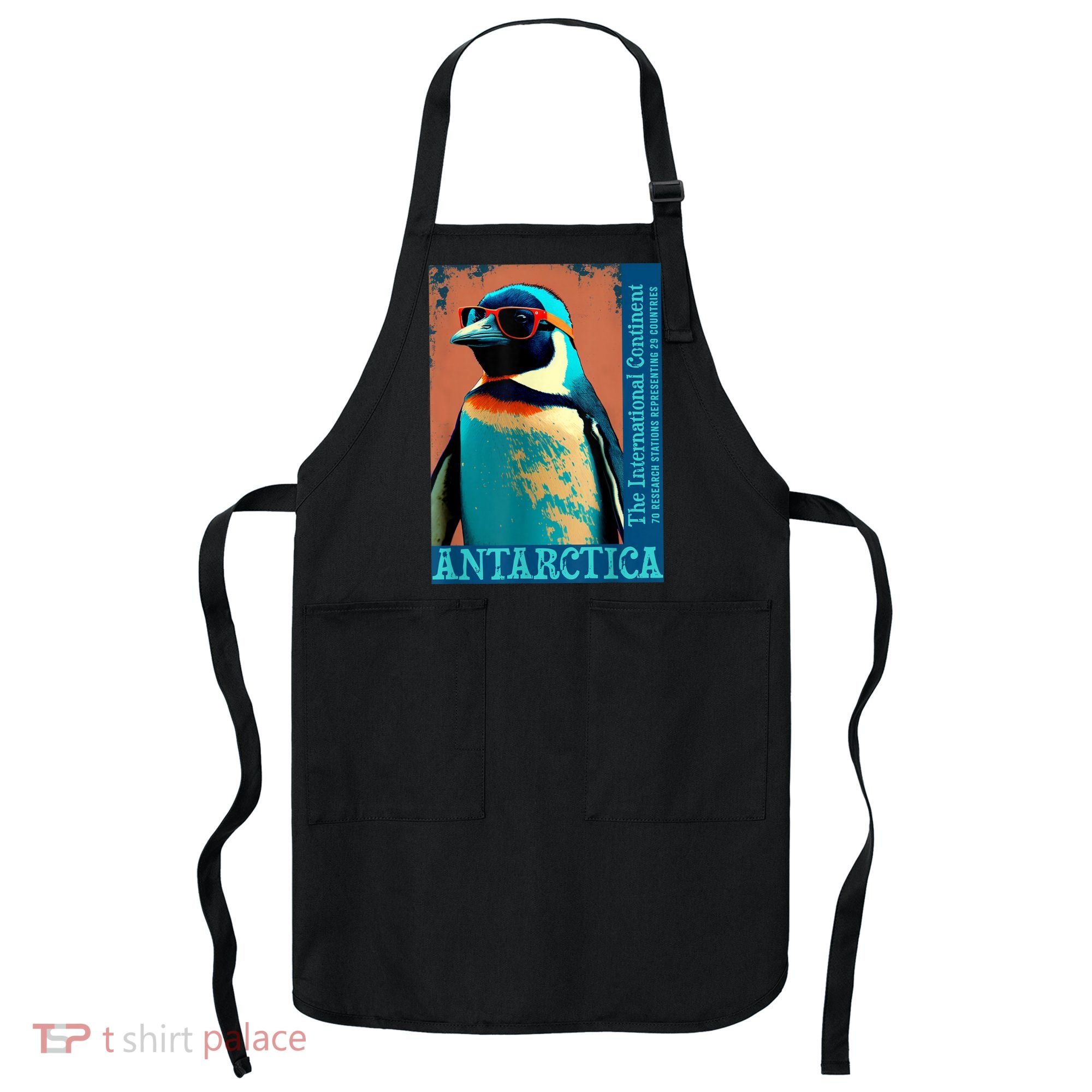 Antarctica Cute Cool Penguin Antarctic Research Souvenir Apron