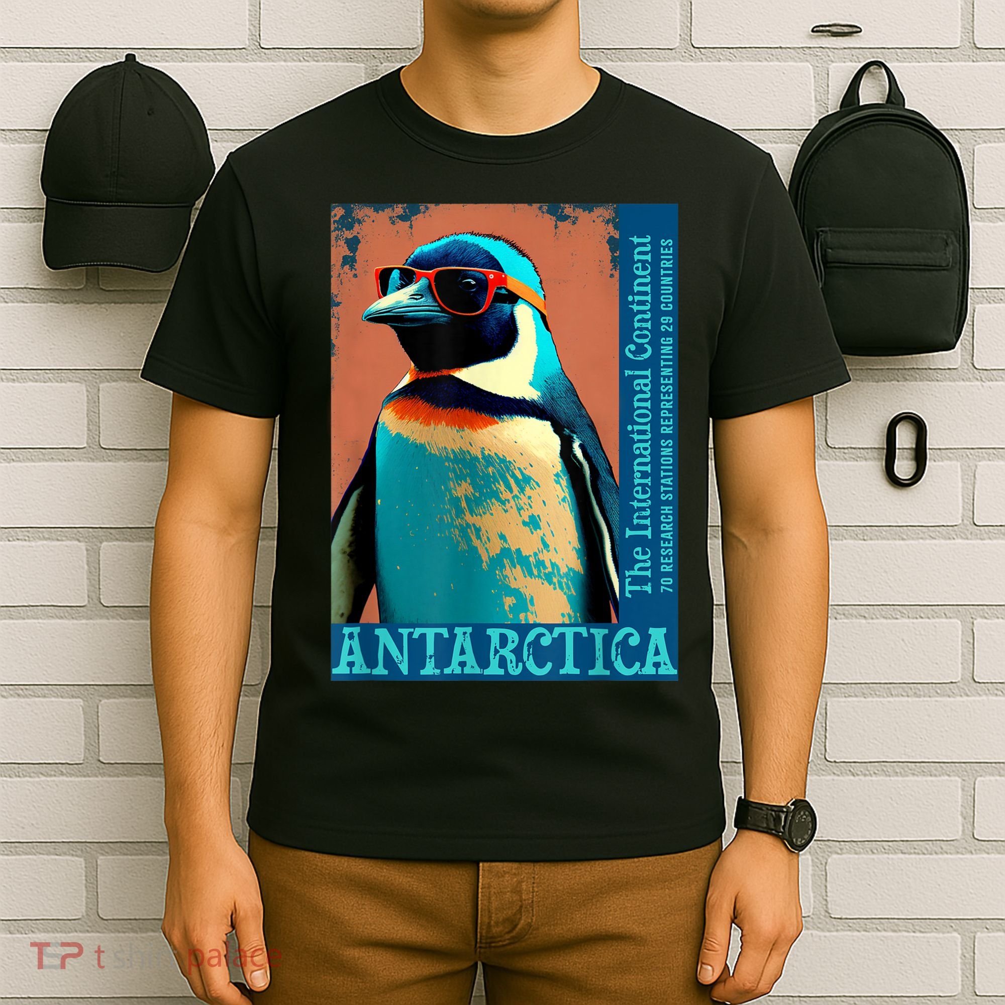 Antarctica Cute Cool Penguin Antarctic Research Souvenir T-Shirt