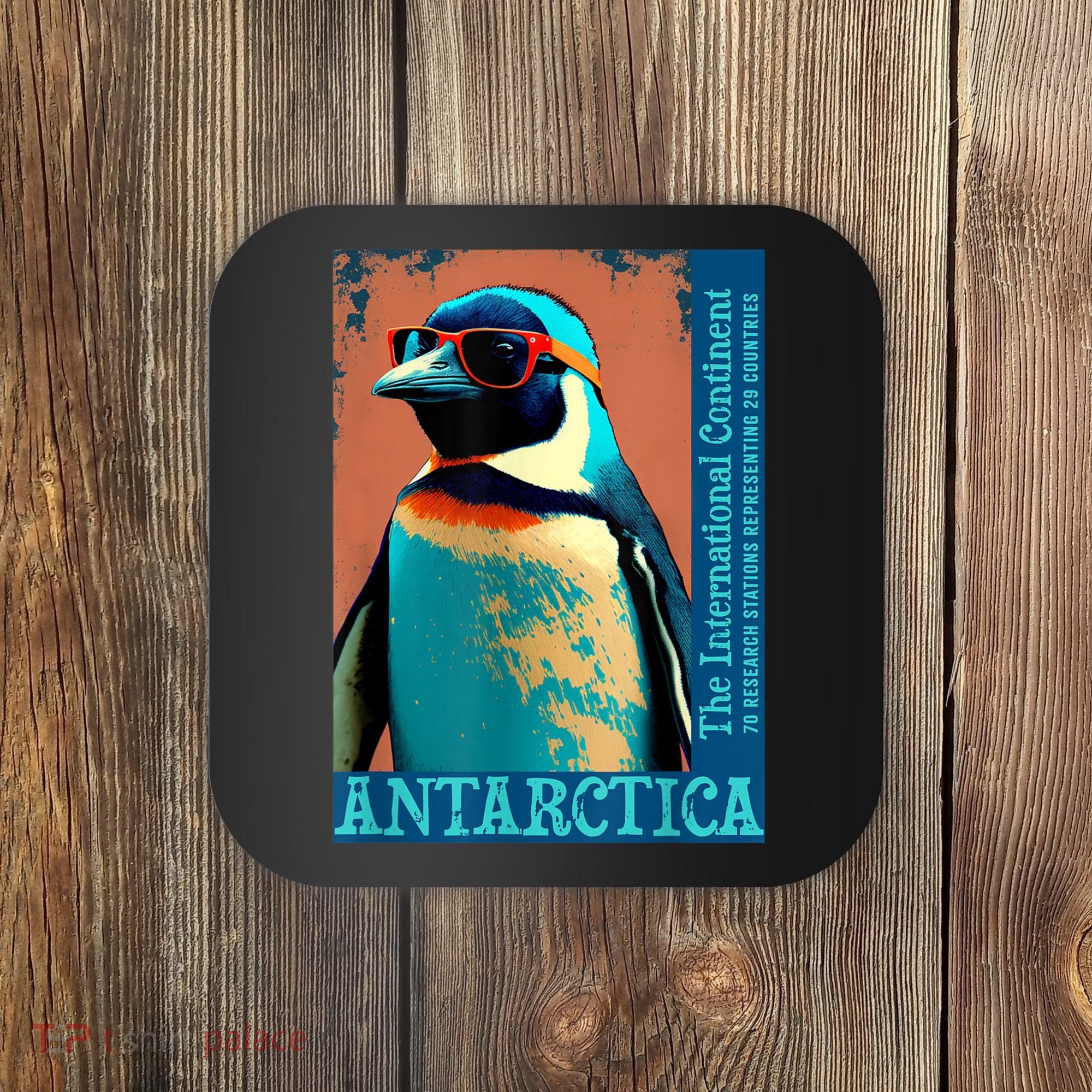 Antarctica Cute Cool Penguin Antarctic Research Souvenir Coaster