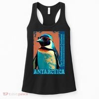 Antarctica Cute Cool Penguin Antarctic Research Souvenir Women's Tank Top thumb 0