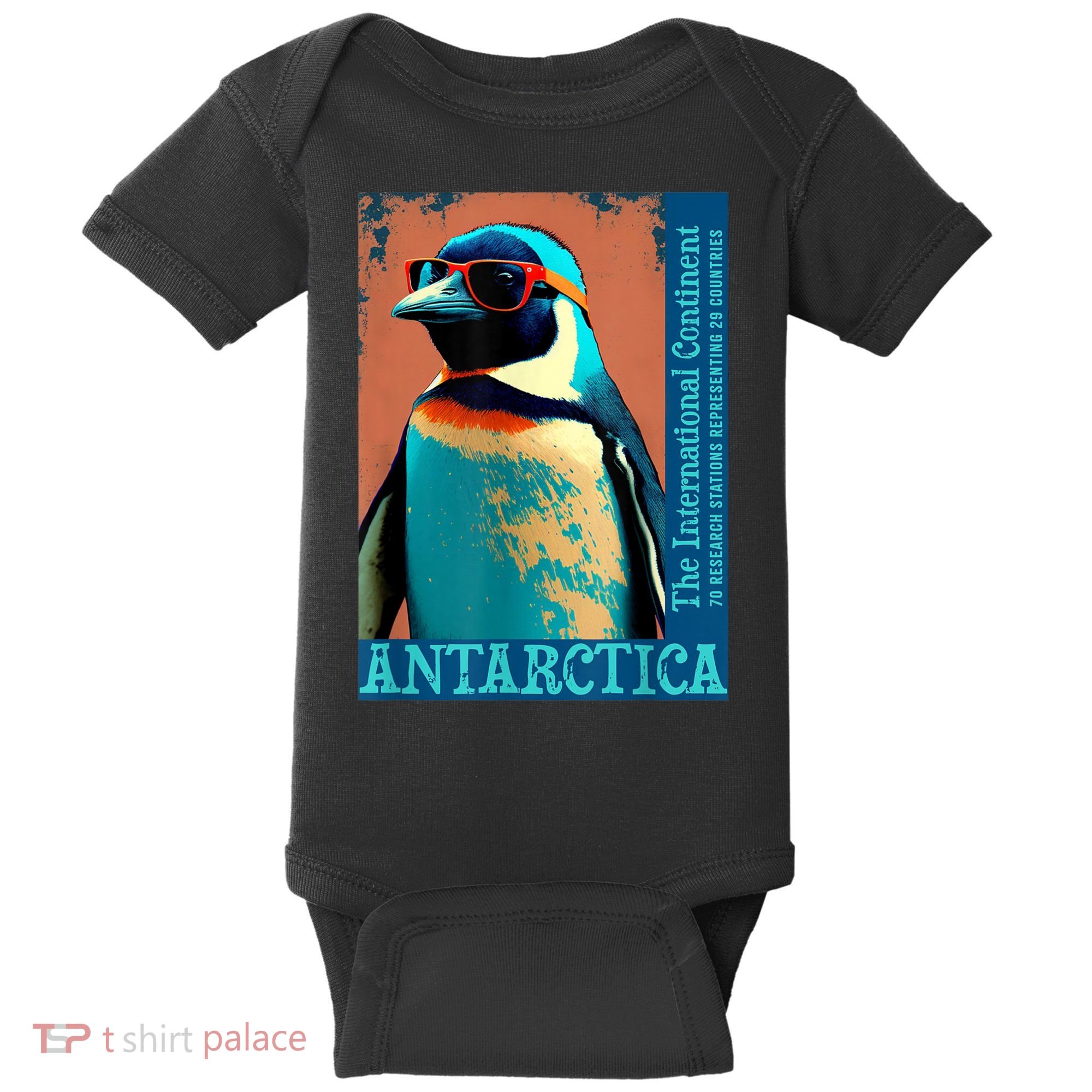 Antarctica Cute Cool Penguin Antarctic Research Souvenir Baby Bodysuit