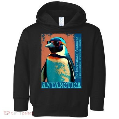 Antarctica Cute Cool Penguin Antarctic Research Souvenir Toddler Hoodie